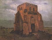 Vincent Van Gogh The Old Cemetery Tower at Nuenen (nn04) USA oil painting artist